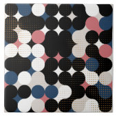 Kreise und Punkte Fliese (Vorderseite)