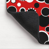 Kreise und Punkte Mousepad (Ecke)
