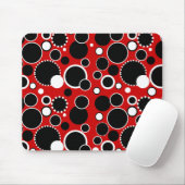 Kreise und Punkte Mousepad (Mit Mouse)
