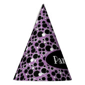 Kreise und Punkte Partyhütchen (Links)