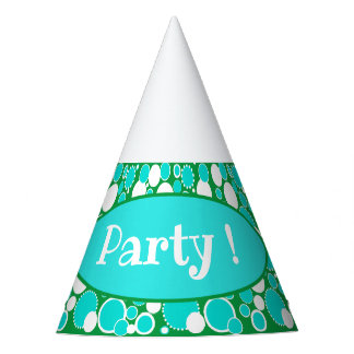 Kreise und Punkte Partyhütchen