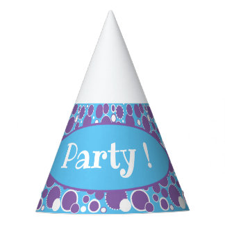 Kreise und Punkte Partyhütchen