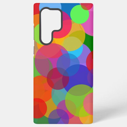 Kreise und Punkte Samsung Galaxy Hülle (Rückseite)