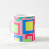 Kreise und Quadrate Kaffeetasse (Vorderseite Links)