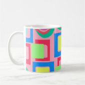 Kreise und Quadrate Kaffeetasse (Links)