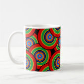 Kreise und Ringe Rettro Kaffeetasse (Links)