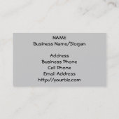 Kreise und Schleifen-Retro Geschäfts-Visitenkarten Visitenkarte (Rückseite)