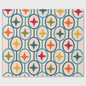 Kreise und Sterne Geschenkpapier (Flach)