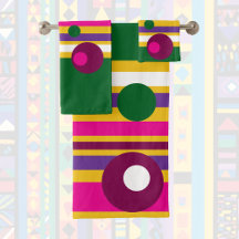 Kreise und Streifen fett modern