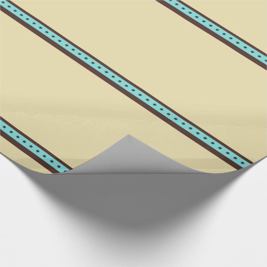 Kreise und Streifen Geschenkpapier (Ecke)