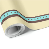 Kreise und Streifen Geschenkpapier (Rolleneckpunkt)