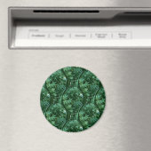 Kreise von Blätter...... Magnet (In Situ (Geschirrspüler))