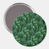 Kreise von Blätter...... Magnet (Vorderseite/Rückseite)