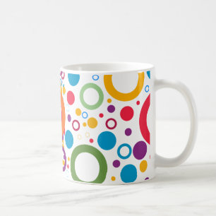 Kreise von Farben Kaffeetasse