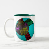 Kreise Zweifarbige Tasse (Links)