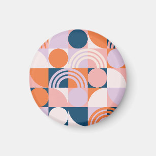Kreisel Mitte des Jahrhunderts Streifen: geometris Magnet