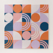 Kreisel Mitte des Jahrhunderts Streifen: geometris Puzzle (Horizontal)