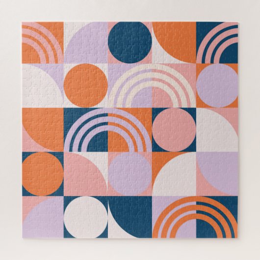 Kreisel Mitte des Jahrhunderts Streifen: geometris Puzzle (Vertikal)
