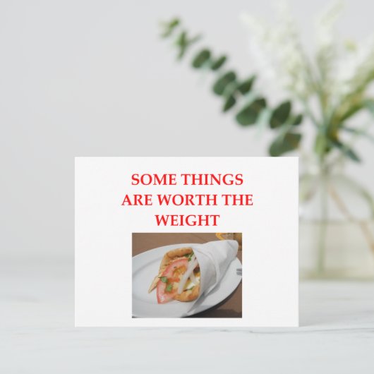 Kreisel Postkarte (Stehend Vorderseite)