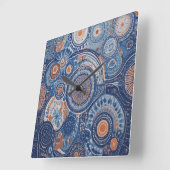 Kreisel Quadratische Wanduhr (Winkel)