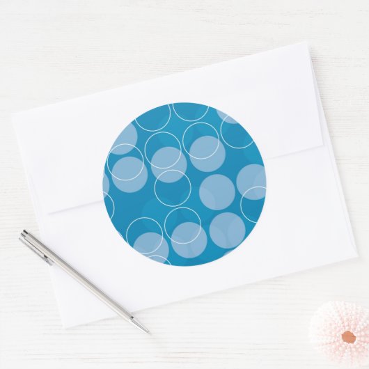 Kreisel Runder Aufkleber (Umschlag)