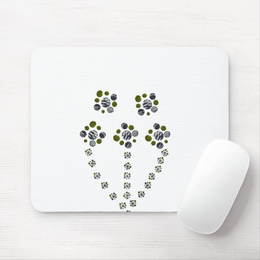 Kreisel verzweigen wie ein Baumzweig Mousepad (Mit Mouse)