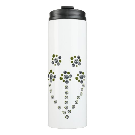 Kreisel verzweigen wie ein Baumzweig Thermosbecher (Vorderseite)