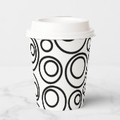 Kreiseldesign Pappbecher (Rückseite)