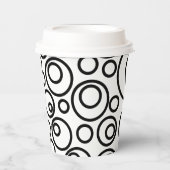Kreiseldesign Pappbecher (Vorderseite)