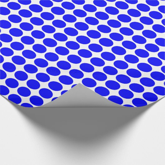 Kreiselflächen - blau auf weiß geschenkpapier (Ecke)