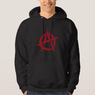 "kreisen Sie ein" Anarchiesymbol ein Hoodie