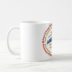 Kreisen von Amerika Kaffeetasse