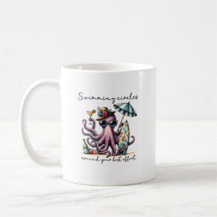 Kreisend um deine beste Mühe Kraulend Oktopus Kaffeetasse