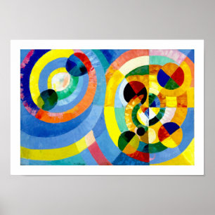 Kreisformen durch Robert Delaunay Poster