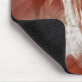 Kreisformen gegen hellen Hintergrund Mousepad (Ecke)