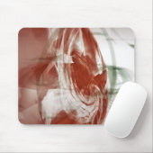 Kreisformen gegen hellen Hintergrund Mousepad (Mit Mouse)