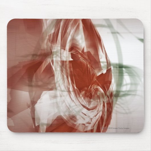 Kreisformen gegen hellen Hintergrund Mousepad (Vorne)