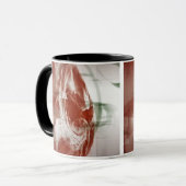 Kreisformen gegen hellen Hintergrund Tasse (Vorderseite Links)