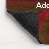 Kreisförmiger Farbverlauf Patchwork Rot zu Grün Mousepad (Ecke)
