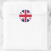 Kreisförmiger Union Jack Aufkleber (Tasche)