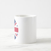 Kreisförmiger Union Jack Kaffeebecher Kaffeetasse (Mittel)