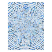 Kreisförmiges griechisches Windungs-Muster - Tischdecke (Vorderseite)