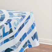 Kreisförmiges griechisches Windungs-Muster - Tischdecke (Beispiel)