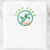 Kreisfrosch Runder Aufkleber (Tasche)