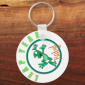 Kreisfrosch Schlüsselanhänger (Vorderseite)