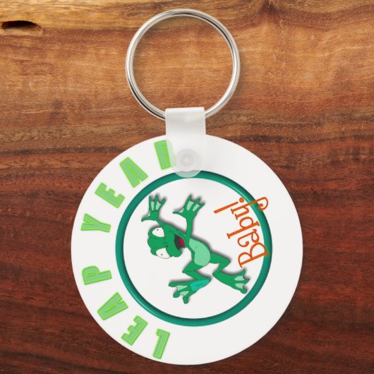 Kreisfrosch Schlüsselanhänger (Vorderseite)