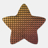 Kreisgestaltung Stern-Aufkleber (Vorderseite)