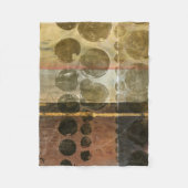 Kreisgrüne Tropfen Fleecedecke (Vorderseite)