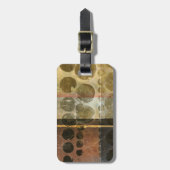 Kreisgrüne Tropfen Gepäckanhänger (Vorderseite vertikal)