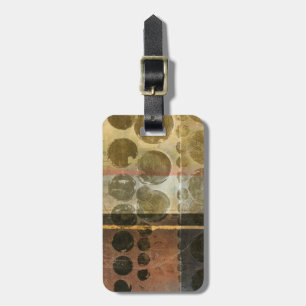 Kreisgrüne Tropfen Gepäckanhänger